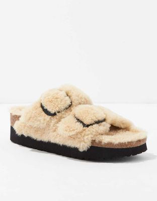 Birkenstock Women's Arizona Big Buckle Shearling Sandal