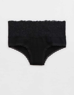 Aerie Candy Lace Cotton Cheeky Underwear