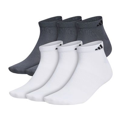 adidas Mens Big and Tall 6 Pair Low Cut Socks