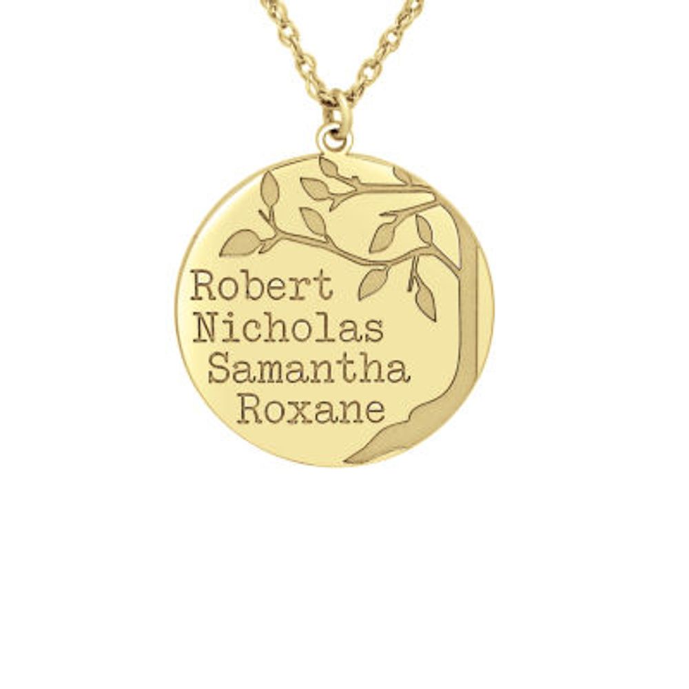 FINE JEWELRY Personalized Womens 24K 