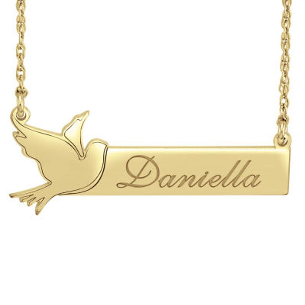 FINE JEWELRY Personalized Womens 24K 