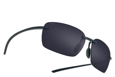 Huron Matte Black - Polarized