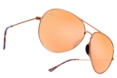 Tangle Free Aviator - Peach Polarized