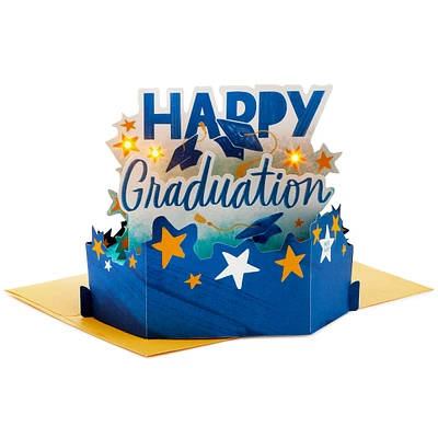 Hallmark Paper Wonder Musical Pop Up Graduation Card with Lights (Play