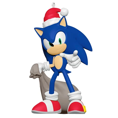 Keepsake Christmas Ornament 2024, Sonic the Hedgehog Santa Sonic, Gift