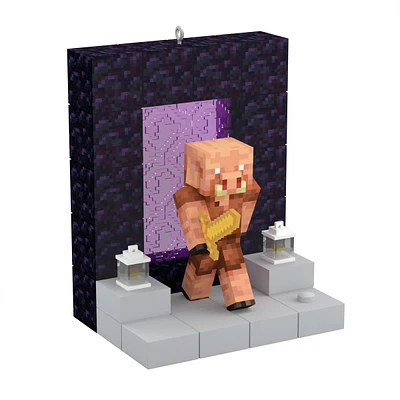 Keepsake Christmas Ornament 2024, Minecraft Nether Portal With Light,