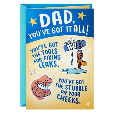 Funny Pop Up Fathers Day Card for Dad from Son or Daughter (You've Got