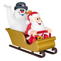 Keepsake Christmas Ornament 2024, Frosty the Snowman Frosty and Santa,