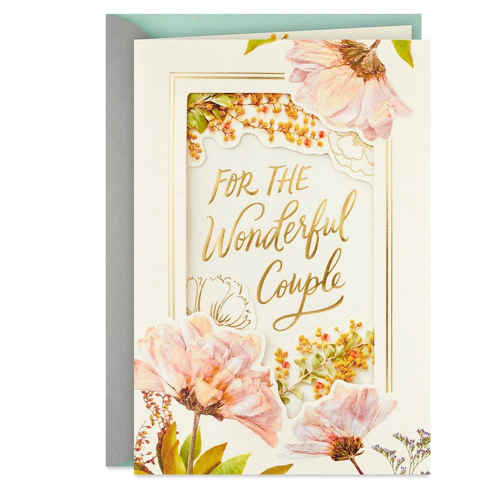 Hallmark Wedding Card, Bridal Shower Card, Engagement Card (Wonderful