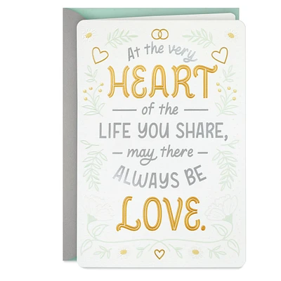 Hallmark Wedding Card (May There Always Be Love)