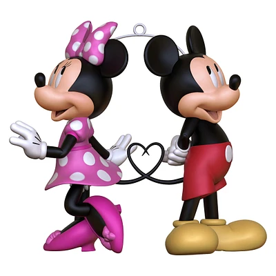 Keepsake Christmas Ornament 2024, Disney Mickey and Minnie A Tail of T