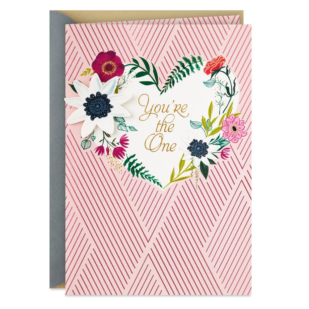 Hallmark Anniversary Card, Love Card, Romantic Birthday Card for Women