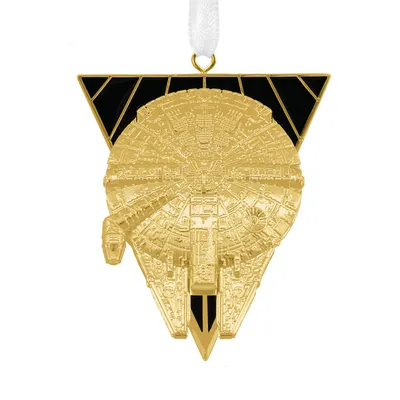 Star Wars Millenium Falcon Christmas Ornament, Premium Metal