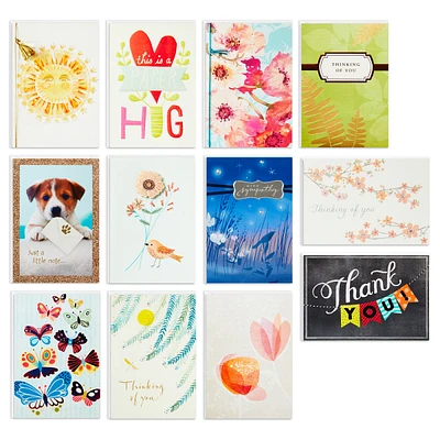 Hallmark All Occasion Cards Assortment—Thinking of You, Thank You, Sym