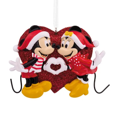 Disney Mickey and Minnie Love Christmas Ornament