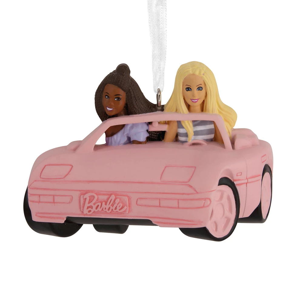 Barbie in Car Christmas Ornament