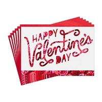 Hallmark Pack of Valentines Day Cards, Roses (6 Valentine's Day Cards