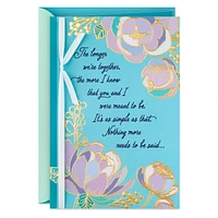 Hallmark Anniversary Card, Love Card, Romantic Birthday Card for Women