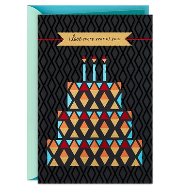 Hallmark Birthday Card for Husband, Wife, Boyfriend, Girlfriend (Birth