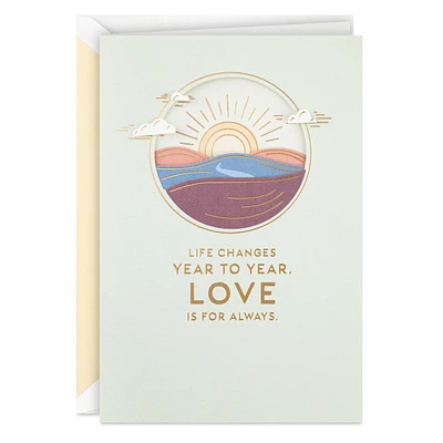 Hallmark Signature Anniversary Card for Husband, Wife, Boyfriend, Girl