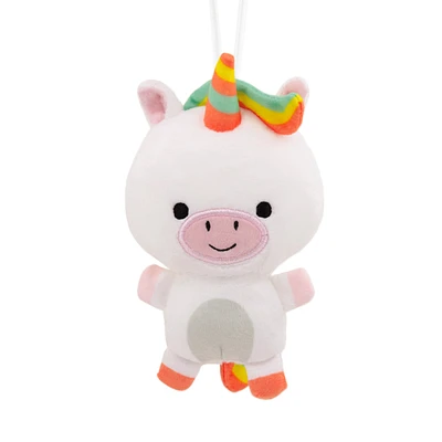 Hallmark Christmas Ornament (Unicorn With Rainbow Mane, Plush Fabric)