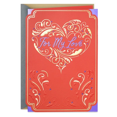 Hallmark Anniversary Card, Love Card, Romantic Birthday Card for Women