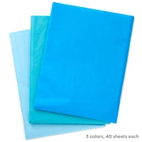 Hallmark Royal Blue, Turquoise and Light Blue Bulk Tissue Paper (90 Sh