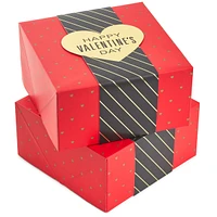 Hallmark 8" Medium Valentine's Day Gift Boxes (Pack of 2: Red with Bla