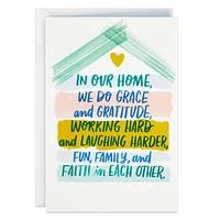 Hallmark Anniversary Card for Parents (Fun, Family, Faith in Each Othe