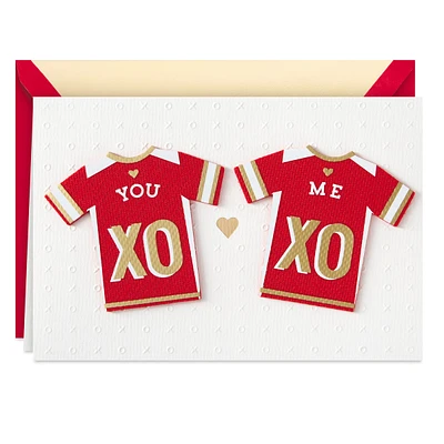 Signature Valentines Day Card (Sports Jerseys, Same Team)