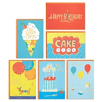 Hallmark Birthday Cards Assortment, 36 Cards with Envelopes (Cake, Ice