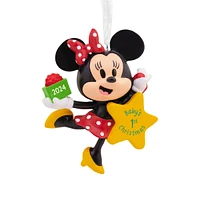 Disney Minnie Mouse Baby's First Christmas 2024 Christmas Ornament