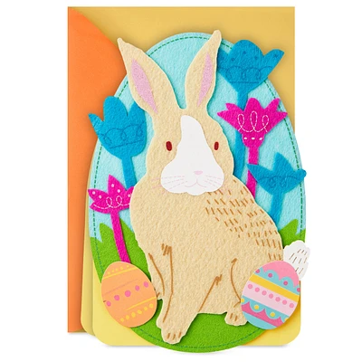 Hallmark Easter Card with Sound (Felt Bunny Plays "You Are My Sunshine