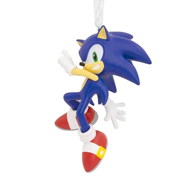 Sonic the Hedgehog Action Pose Christmas Ornament