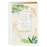 Hallmark Sympathy Card for Loss of Dad (Wisdom and Love)