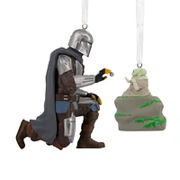 Star Wars: The Mandalorian and Grogu Christmas Ornaments, Set of 2