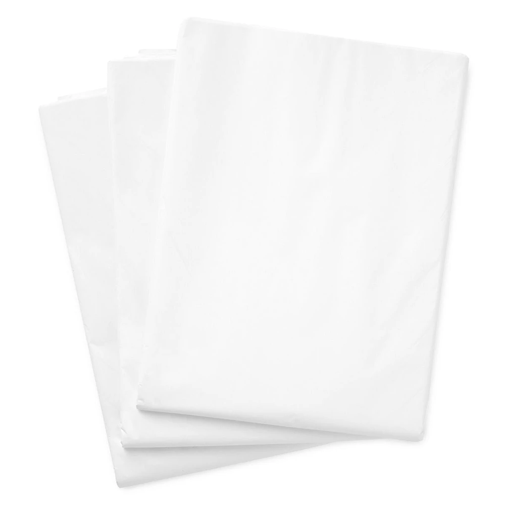 Hallmark Bulk White Tissue Paper (100 Sheets) for Birthdays, Christmas