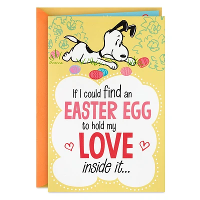 Peanuts® Snoopy Lots of Love Funny Pop-Up Easter Card