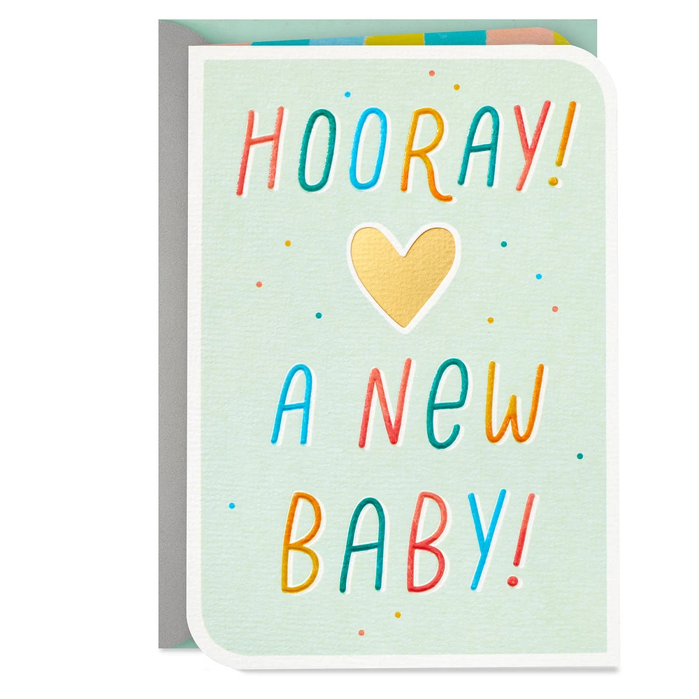 Hallmark Baby Shower Card (Hooray)