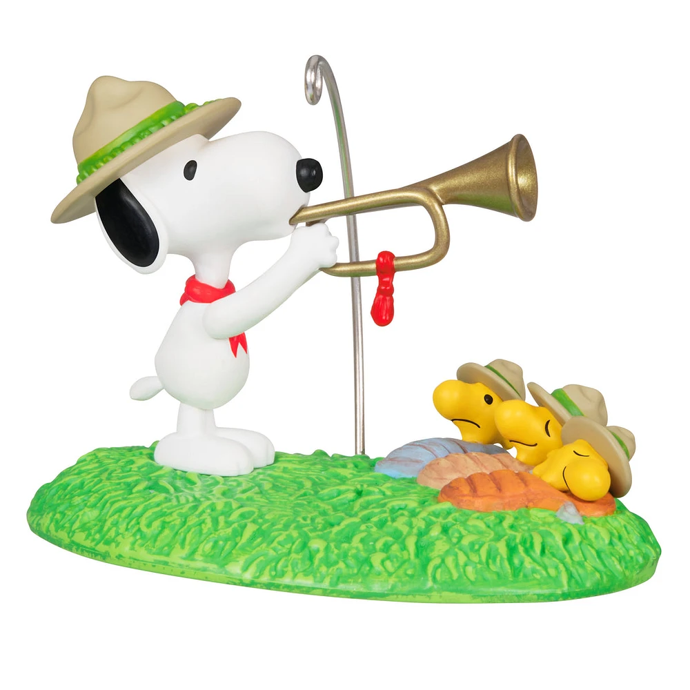 Keepsake Christmas Ornament and Pin 2024, The Peanuts Gang Beagle Scou