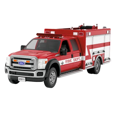 Keepsake Christmas Ornament 2024, Fire Brigade 2011 Ford F-550 Fire En