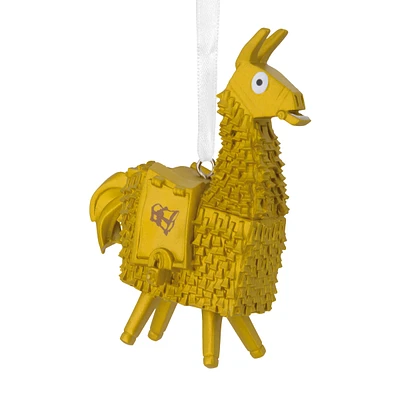 Fortnite Golden Loot Llama Christmas Ornament