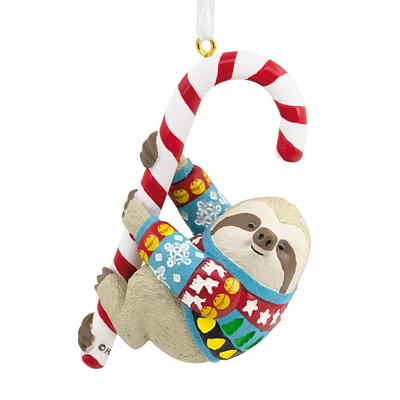 Sloth in Ugly Christmas Sweater Christmas Ornament