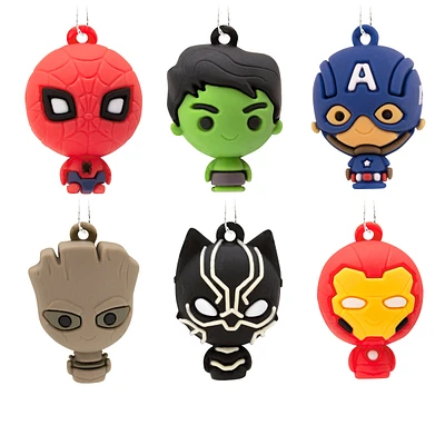 Marvel Super Heroes Miniature Christmas Ornaments, Set of 6