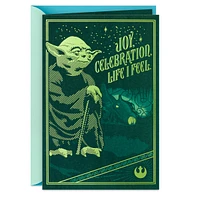 Star Wars Birthday Card (Yoda)