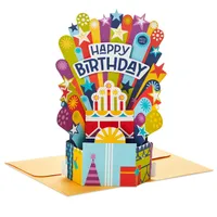 Celebrate Big Musical 3D Pop-Up Birthday Card With Light