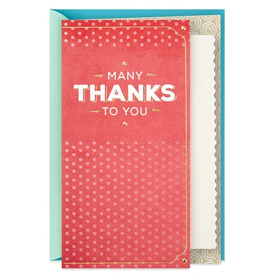 Thank You Card (You're Appreciated)