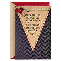 Valentine's Day Card for Significant Other (Chevron One and Only)