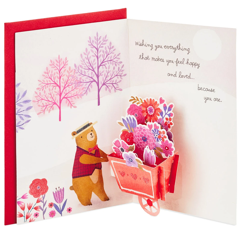 Paper Wonder Pop Up Valentines Day Card for Anyone (Beary Loved Valent