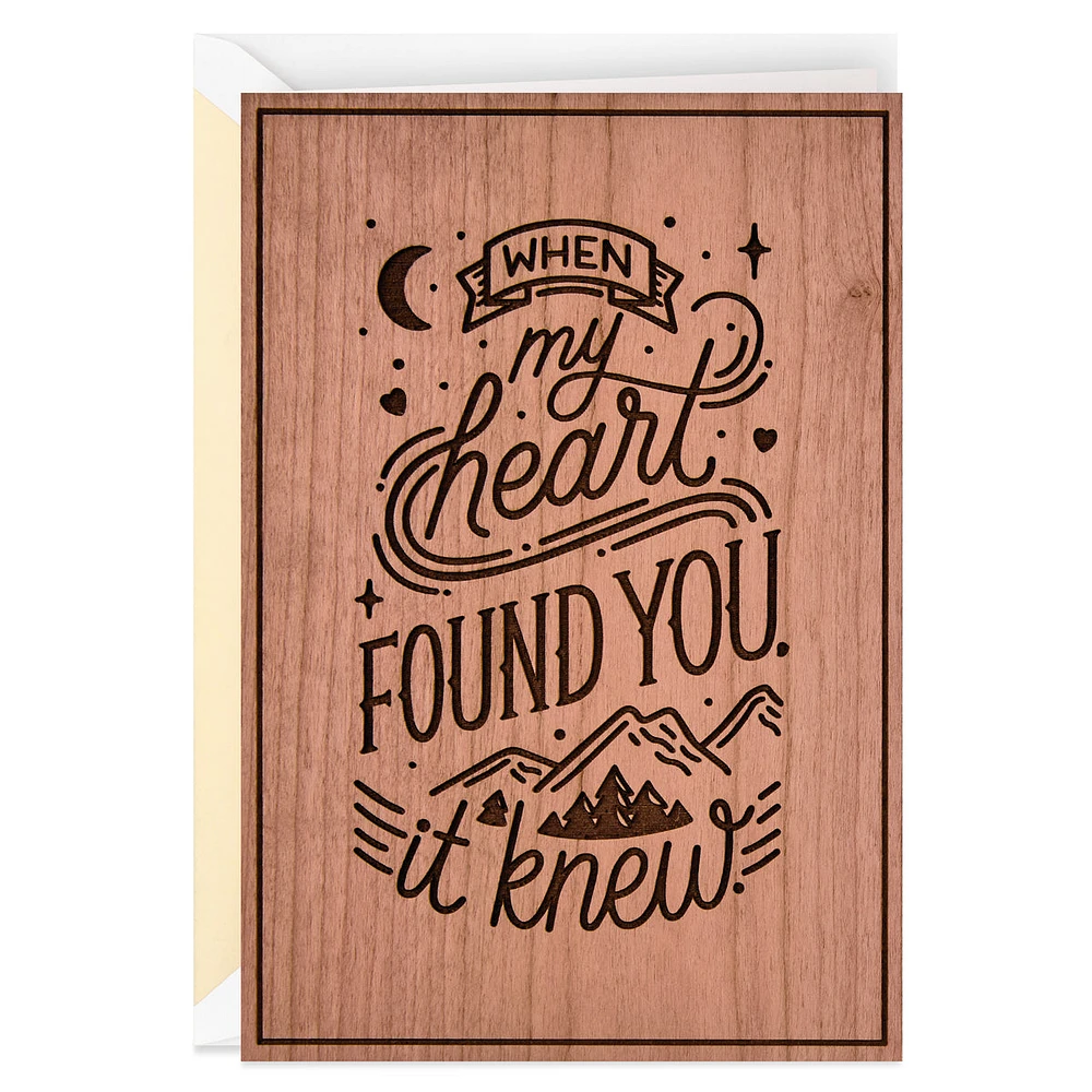 Hallmark Signature Wood Anniversary Card (Where We've Been, Where We'r